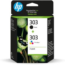 HP Original 303 Tintenpatronen, 2er-Pack: Schwarz und Dreifarbig