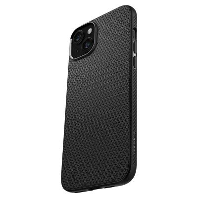 16. Spigen Liquid Air Hülle für iPhone 15 – Mattschwarz