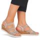 13. Bequeme Keilsandaletten Remonte W RKR667 Roségold