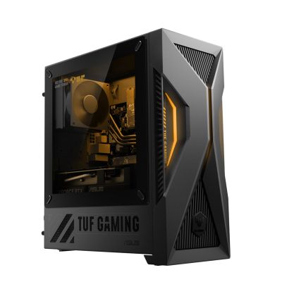 2. ASUS TUF Gaming T500 T500MV-07240H242W Intel Core 7 240H 32 GB DDR5-SDRAM 1 TB SSD NVIDIA GeForce RTX 5060 Ti Windows 11 Home Mini-Tower-PC Schwarz, Grau