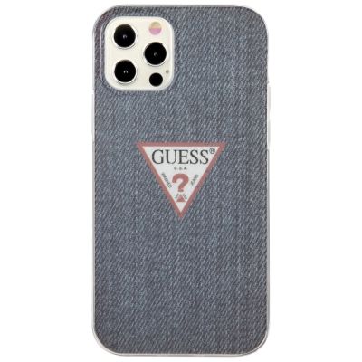 3. Guess, GUHCP12LPCUJULDB iPhone 12 Pro Max 6,7" Marine/Dunkelblau Hardcase Jeans Collection