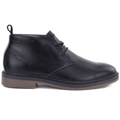 2. Big Star UU174276 Herren-Ankle-Boots aus Leder, ungefüttert, Schwarz