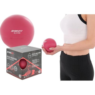 12. Gewichtsball mit 0,5 kg Gewicht, pink, Enero Fit