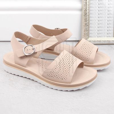 11. Sergio Leone W SK53N Pumps mit Absatz und Plateau beige