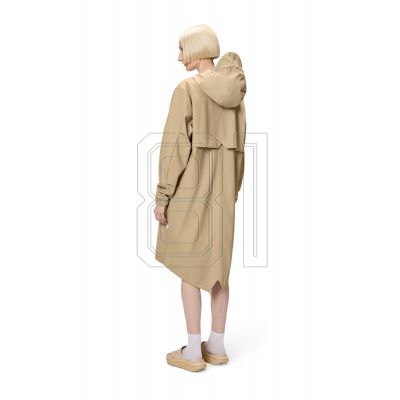 9. Rains Unisex Fishtail Parka W3 18140 24 SAND Regenmantel