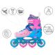 8. Meteor Rollschuhe S 30-33 Loky Pink/Blau