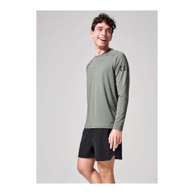 2. CASALL M Rapidry Langarm T-Shirt Salbeigrau