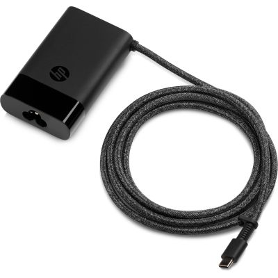 HP 65W Laptop-Ladegerät USB-C Schwarz Netzteil 671R2AA