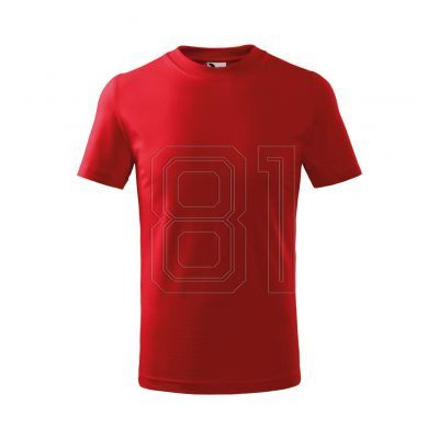 5. Malfini Basic Jr T-Shirt MLI-13807 rot