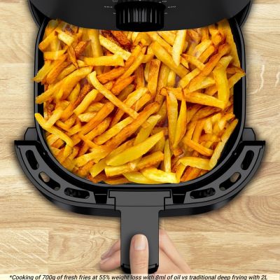 6. Tefal Easy Fry EY1308 Einzel-Heißluftfritteuse 3,5 l, 1030 W, Schwarz