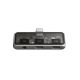8. Satechi Mobile XR Hub, mobiler USB-C-Adapter mit Audio (1x USB-C 100W PD; 2.0 Daten und Audio, 1x USB-C DP 1.4 4K@60Hz; 3.0 10 Gbit/s, 1x 3,5-mm-Audio-Ein-/Ausgang), Space Grau