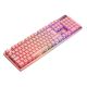 10. Deltaco Gaming GAM-021-RGB-P-DE USB-Tastatur QWERTZ Deutsch Pink