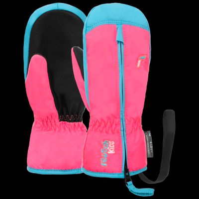 REUSCH Ben Mitten Kinder Winterhandschuhe, wasserdicht, isoliert, rosa und blau (62/85/408/3305)