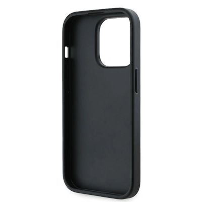 7. Karl Lagerfeld Diagonal Quilted Script Hülle für iPhone 13 Pro Max – Schwarz