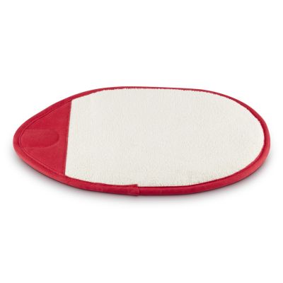 4. Le Creuset Topflappen/Ofenhandschuh, 1 Stück, rot, Baumwolle