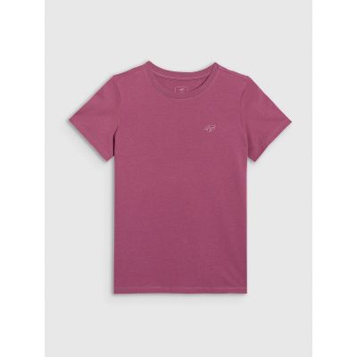 7. Mädchen-T-Shirt mit Regular Fit, schlicht, 4F 4FJRAW25TTSHF3233-50S