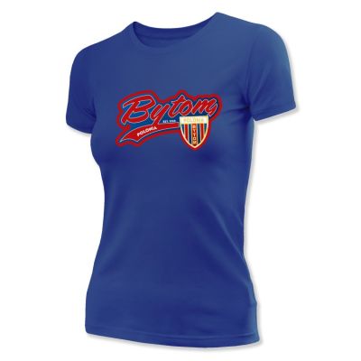 Kurzärmliges Polonia Bytom Classic T-Shirt in Silber