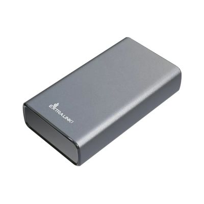 26. Extralink Powerbank EPB-126 20000mAh Silber, 45W PD, USB-C