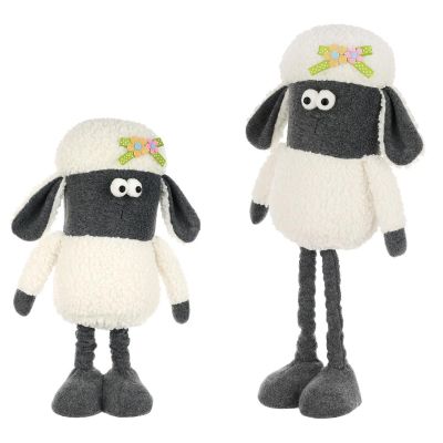 2. Schaf auf Teleskop 35-50 cm Frühlingsdekoration