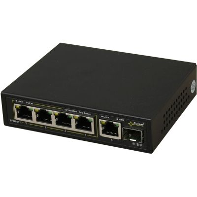 PULSAR SFG64F1 6-Port-Switch für 4 IP-Kameras