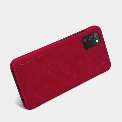20. Nillkin Qin Lederholsterhülle für Samsung Galaxy A03s schwarz
