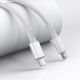 9. Baseus CATLGD-A02 Lightning – USB-C PD-Kabel 20 W 480 Mbit/s 2 m – Weiß