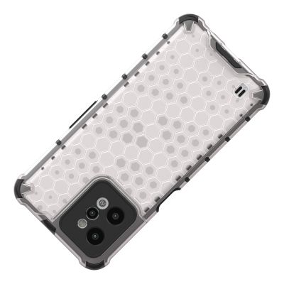 6. Gepanzerte Wabenhülle mit Gelrahmen Realme C31 transparent