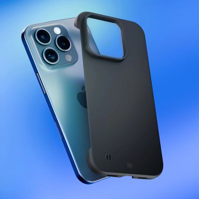 4. 3mk Just20g Matt Case für iPhone 16 Pro – Mattschwarz