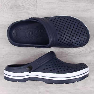 3. NEWS W EVE300B Flip-Flops aus durchbrochenem Schaumstoff, marineblau 