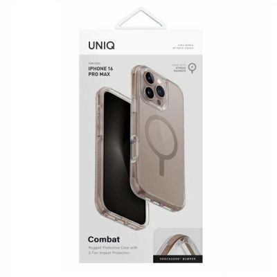 4. Uniq Combat Magclick Ladehülle für iPhone 16 Pro Max – Gold