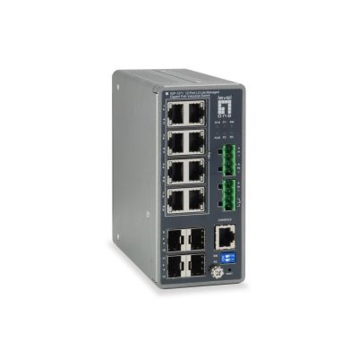 7. LevelOne TURING Industrieller Gb/L3 Managed PoE Switch 240W 1Gbps