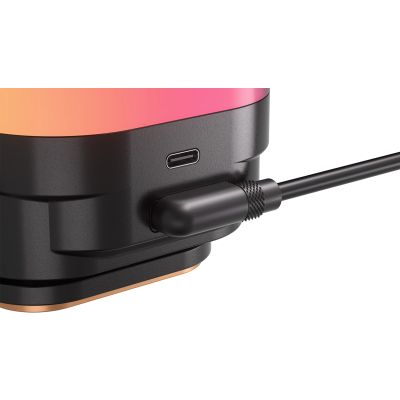 5. Corsair iCUE LINK TITAN 360 RX LCD Prozessor-Luftkühler 12 cm Schwarz 1 Stück.