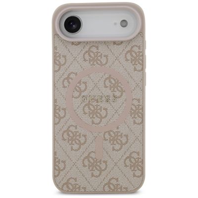 3. Guess 4G Ring Classic Logo MagSafe Hülle für iPhone 17 Air - Pink