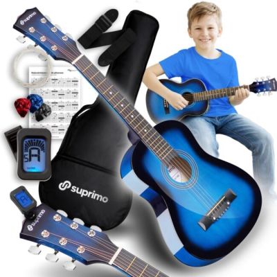 SUPRIMO JRA SET BB Akustikgitarre 1/4 Blueburst