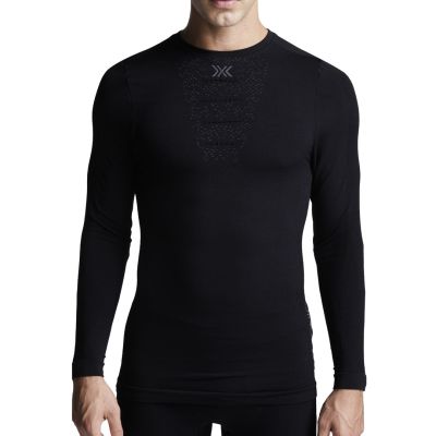 4. MightyWool LS-X Funktionsshirt Schwarz-L X-BIONIC