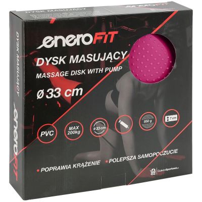 22. SENSORMOTOR DISC PILLOW WITH PUMP 33 CM PINK ENERO FIT