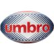 UMBRO 26760U Rugbyball Größe 5 weiß/rot/marineblau