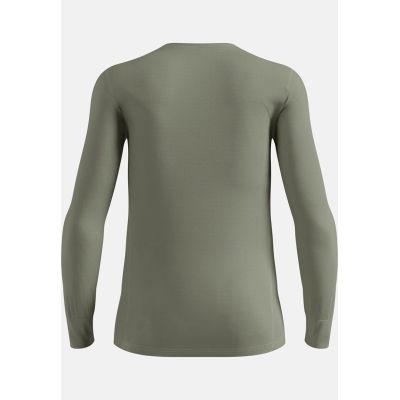 3. Odlo BL TOP Crew Neck l/s ACTIVE WARM Langarm Thermounterwäsche Größe M Grau