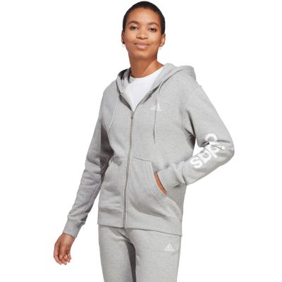 8. adidas Essentials Linear French Terry Hoodie mit durchgehendem Reißverschluss W IC6866