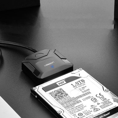 3. Ugreen 2,5'' / 3,5'' Festplattenadapterkabel (USB-A 3.0 - SATA) schwarz (CR108)