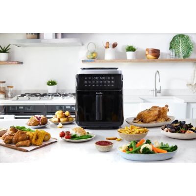 13. Breville VDF133X Heißluftfritteuse Dampf-Heißluftfritteuse