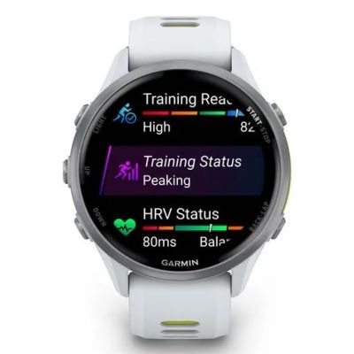 14. Sportuhr Garmin Forerunner 970 Whitestone/Amp Yellow