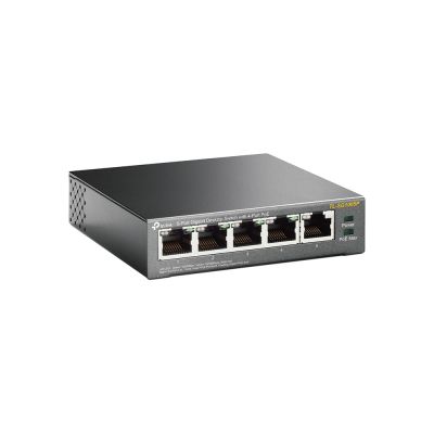 2. TP-Link TL-SG1005P Unmanaged Gigabit Ethernet (10/100/1000) PoE-fähig, Schwarz