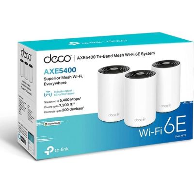 7. Mesh-System TP-LINK Deco XE75 AXE5400 (3er-Pack)
