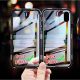 7. Wozinsky Full Magnetic Case 360 Magnetic Case Vorder- und Rückseite mit integriertem Glas Vivo X60 Schwarz-Transparent
