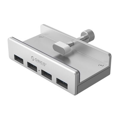 Orico MH4PU Hub Klemmmontage 4x USB-A 3.0 - Silber