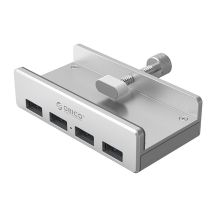 Orico MH4PU Hub Klemmmontage 4x USB-A 3.0 - Silber