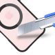 8. 3mk Satin Armor MagCase Hülle mit MagSafe für iPhone 16 – transparent mit schwarzem Rahmen