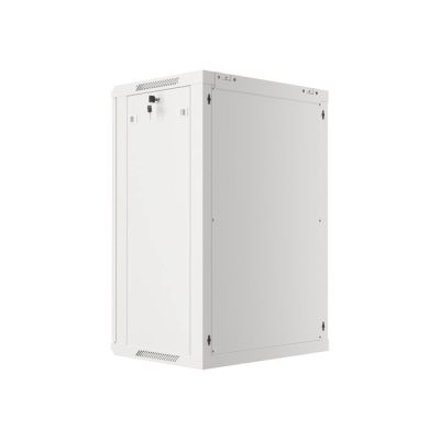 5. Lanberg WF01-6418-10S Rack-Schrank (18 HE; 901 mm / 600 mm / 450 mm; Wandmontage; Glas; 19 Zoll; grau)