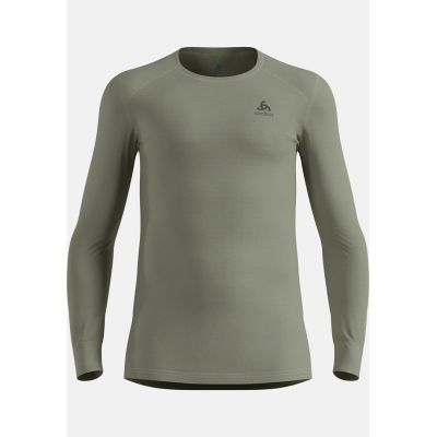4. Odlo BL TOP Crew Neck l/s ACTIVE WARM Langarm Thermounterwäsche Größe M Grau